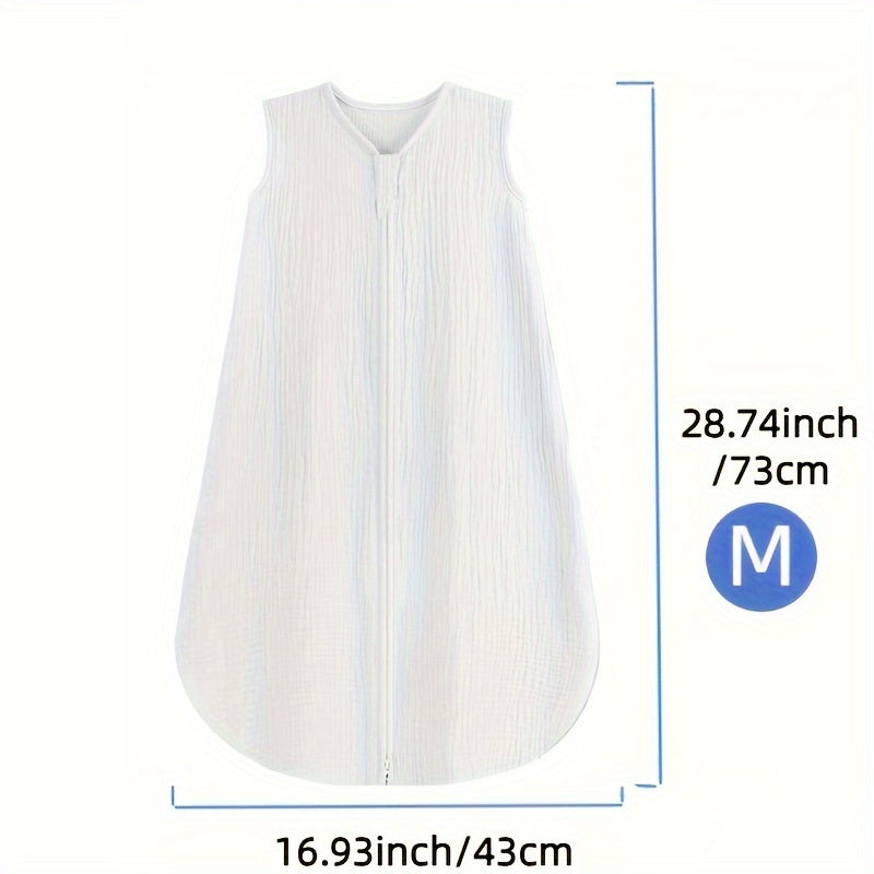 Infant Sleep Bag for Ages 0-18 Months Made from 100% Muslin, Features a 2-Way Zipper, Cozy And Flexible Wearable Blanket, Versatile Pajamas for Babies, Ideal for Halloween And Christmas Gifts