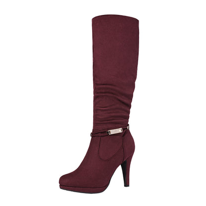Women's High Heels Over The Knee Boots Thigh High Pointed Toe Stiletto Long Fall Sexy Boots Various Occasions Suitable for party, dance, shopping Casual Fashion Booties