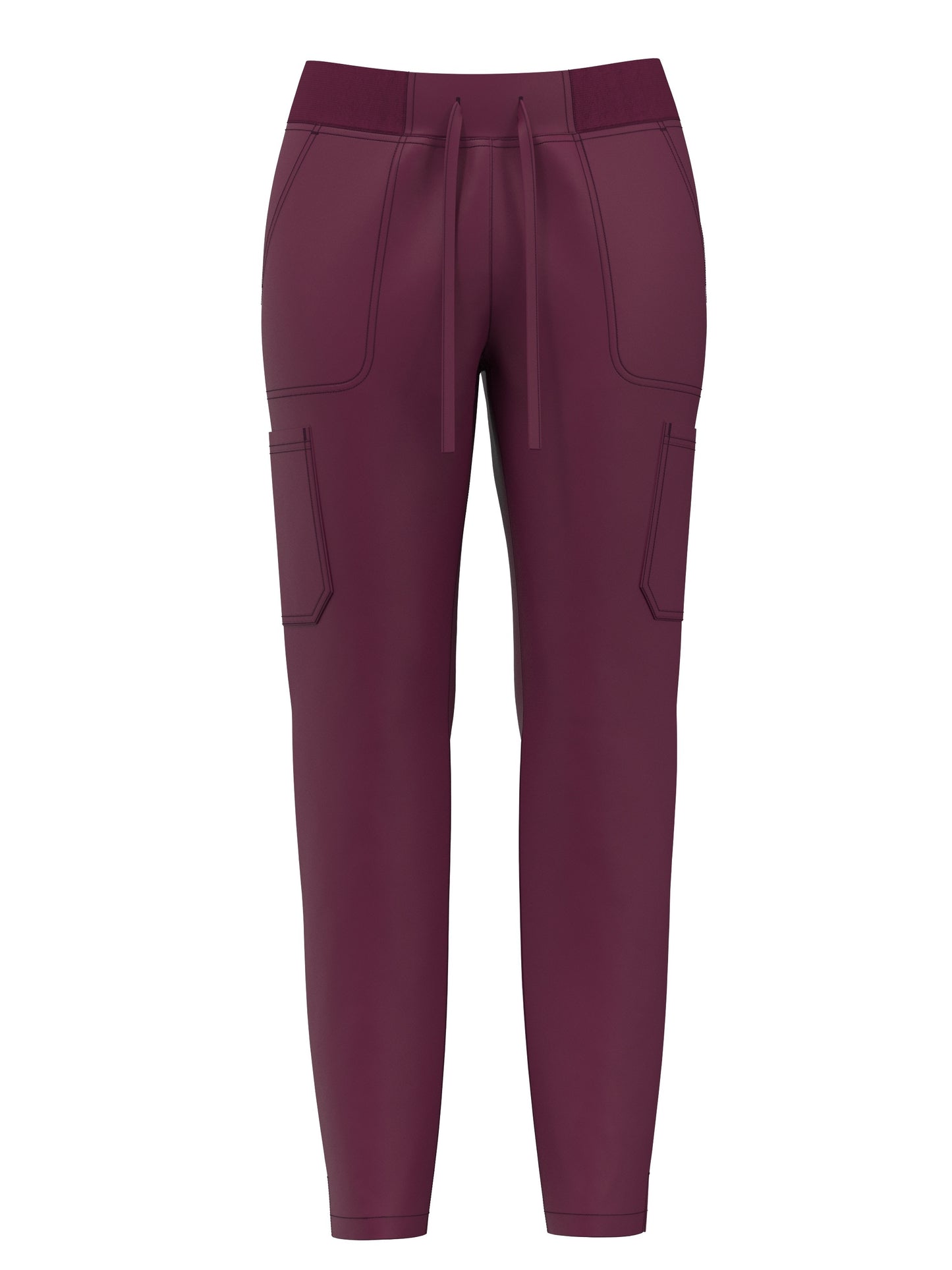 Women's Scrub Pants Set, Elastic Breathable Polyester Spandex Blend, V-Neck Short Sleeve with Pocket, Solid Color, for Work