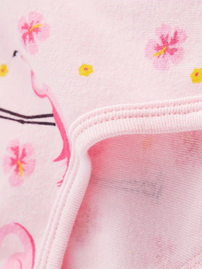 [Random] Random 6pcs ' Cute Flower And Animal And Cloud Print Briefs, Cartoon Pattern Panties, Soft And Comfy Underwear Set, for All Season Wearing