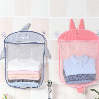 2 Mesh Bath Storage Bags, Bathtub Storage Racks And Bathroom Storage Bags, Bath Storage Mesh Bag Pockets, Waterproof And Draining with Suction Cup Hanging Bags, Compatible with Bath Storage
