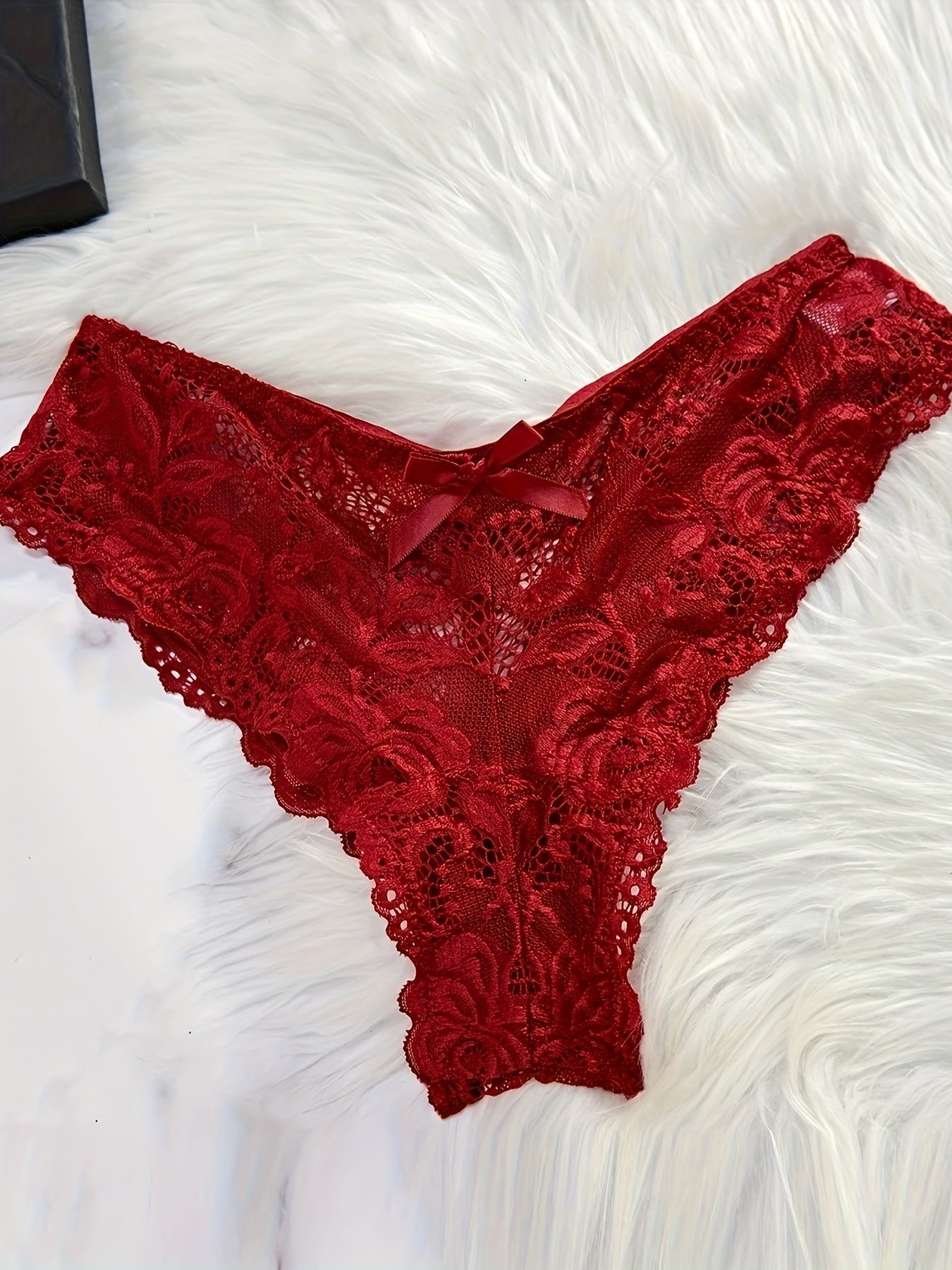 3Sets/6pcs Sexy Lingerie Set for Women Sheer Mesh & Lace Nightgown In Red/ Blue/ Black | Strappy, Adjustable, Intimate Sleepwear for Home, Hotel & Valentine's.