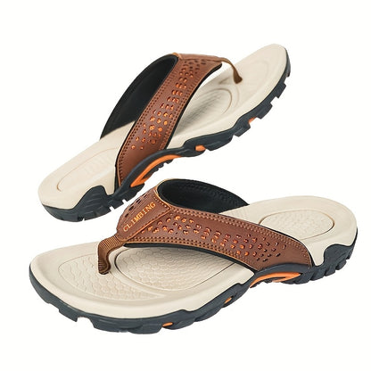 Men's Arch Support Athletic Flip Flops - Quick-Dry Non-Slip Sole, Lightweight Thong Sandals Suitable for Pool, Gym, Beach & Outdoor - Wide Strap for Stability, Year-Round Wear (Swimming,, Casual)