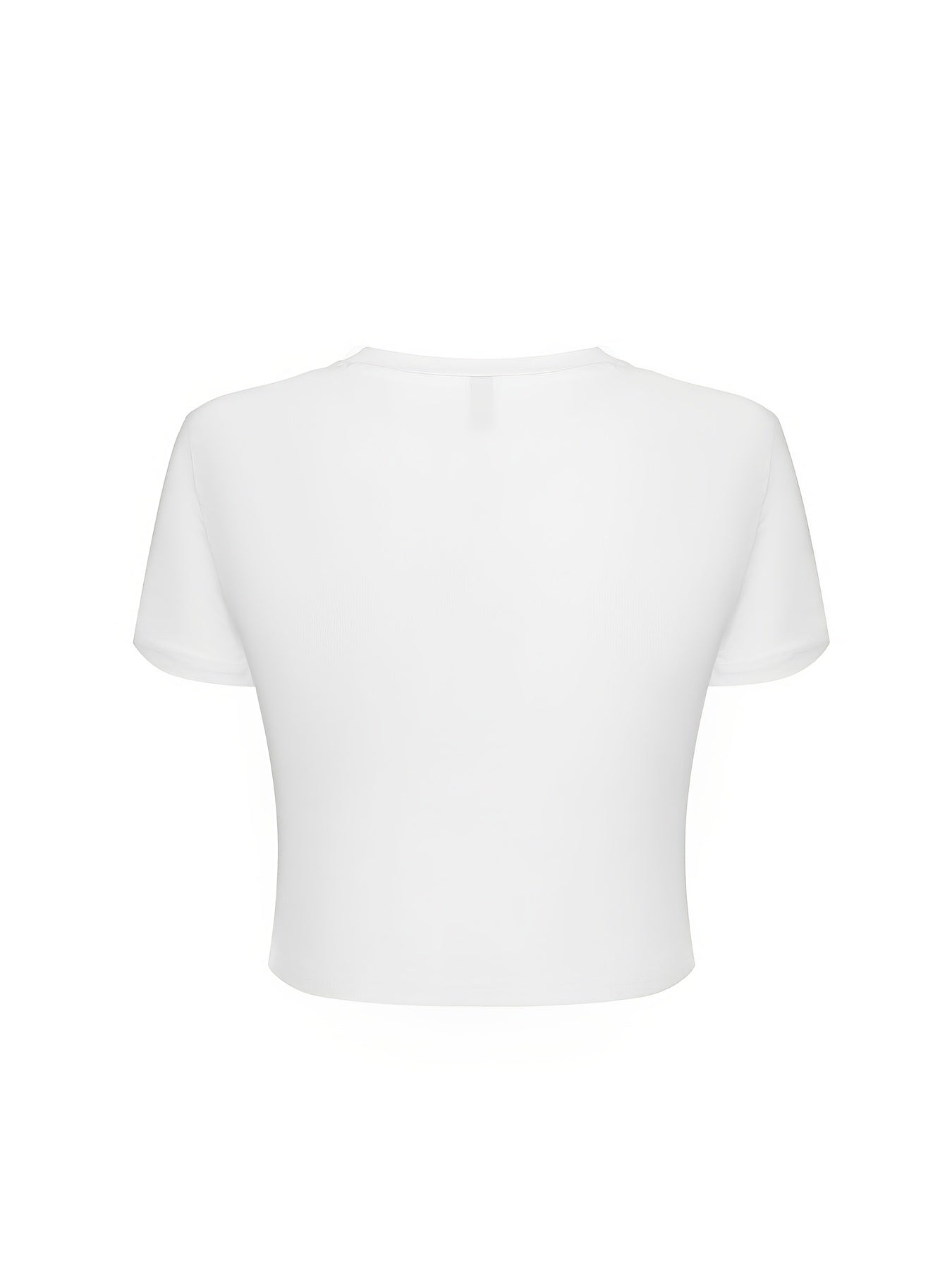 Fashion Glasses American Flag Left Lens Fashion Pattern Print Sexy Slim-Fit Crop Top for Women, Versatile Short Sleeve Round Neck Women'S T-Shirt, Spring/Summer Essential Cropped Top