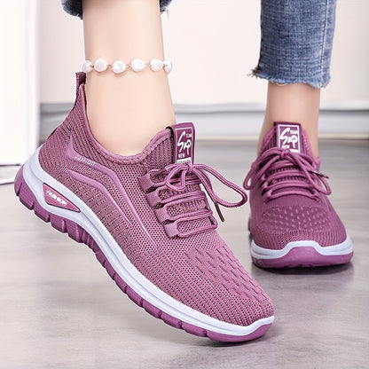 Women'S Comfort Walking Shoes- Air Mesh Design, All-day Soft Cushioning, Emphasizing Comfort And Shock Absorption, Women'S Fashionable New-Style Sneakers Comfortable, Versatile, Soft Sole, Lightweight, Breathable, Fabric Upper