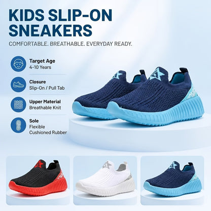 Kids' Running Shoes - Breathable Mesh & Cushioned Comfort 637349