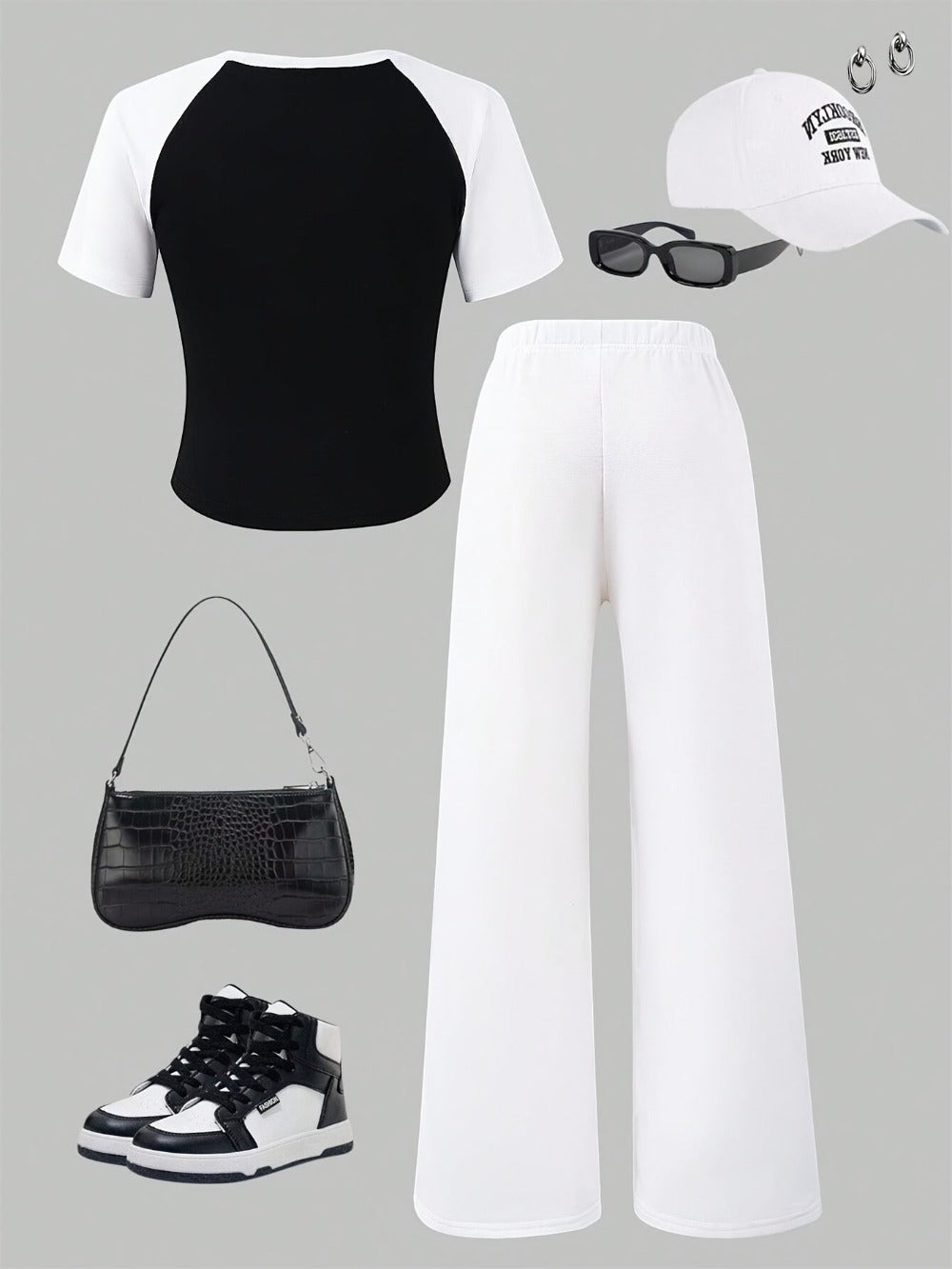 Girls' Casual Outfit Set - Summer