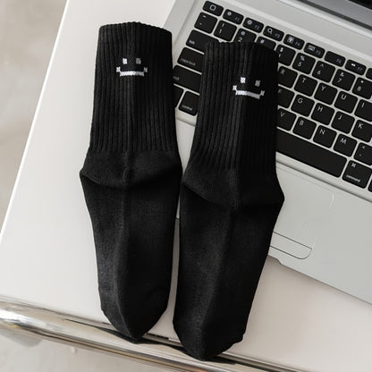 Men's Cute Print Crew Socks - 6-Pair Pack