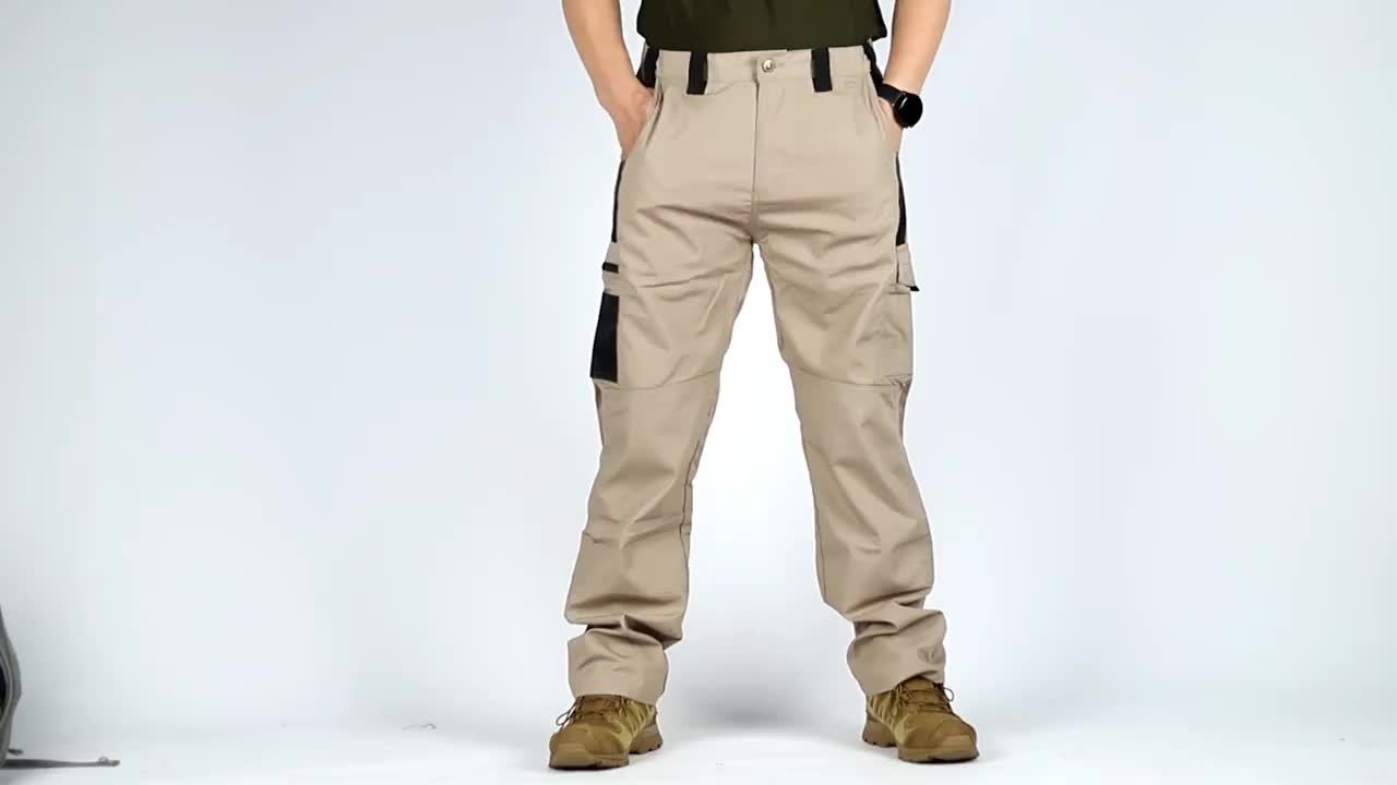 2Pack Men'S Utility Cargo Pants, Lightweight Tactical Workwear, Stretch Ripstop