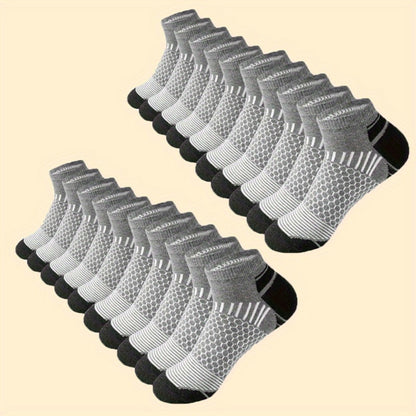 Men's Athletic Ankle Socks - 60-Pair Pack