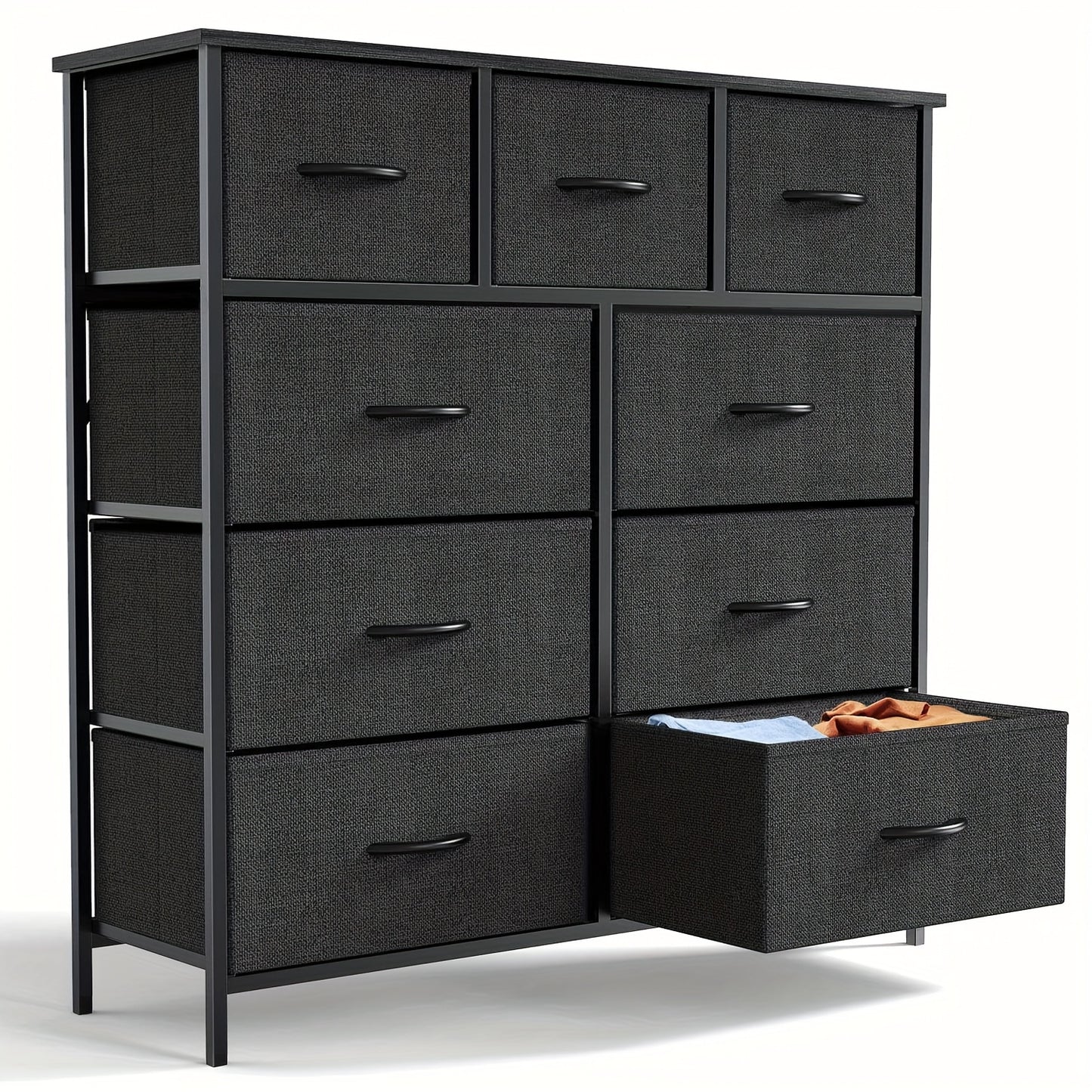 Storage Cabinet Chest of Drawers 9 Drawer Cabinet Multiple Colors Integrated Slide - product view 10