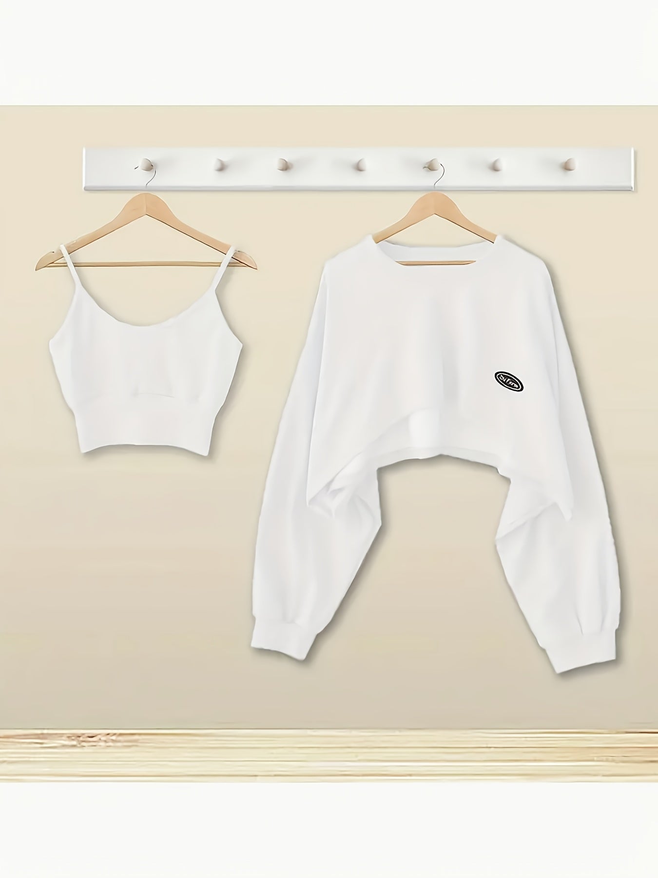 Niche Chic Top Short Spring And Autumn Design Sense Batwing Sleeve Suit
