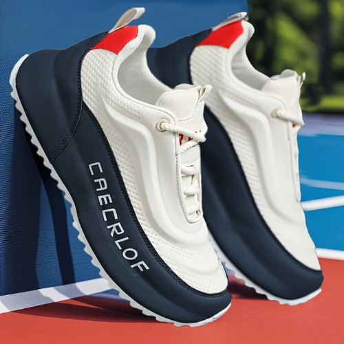 1 Pair Men'S Low-Top Training Shoes - Breathable, Comfort for Walking, Running, Travel & Casual Wear, Comfy Shoes, Sleek Sporty Design, Textured Fabric Upper, Modern Athletic, Lightweight Construction, Walking Sneakers, Fitness Enthusiasts