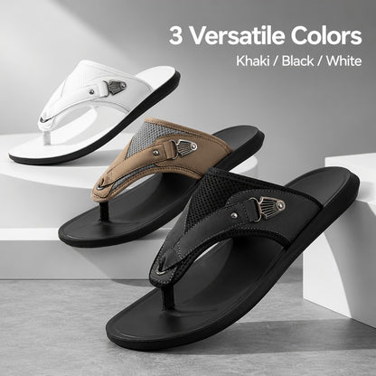 Men's Flip Flops - Breathable Mesh Lightweight for Beach & Water 727717