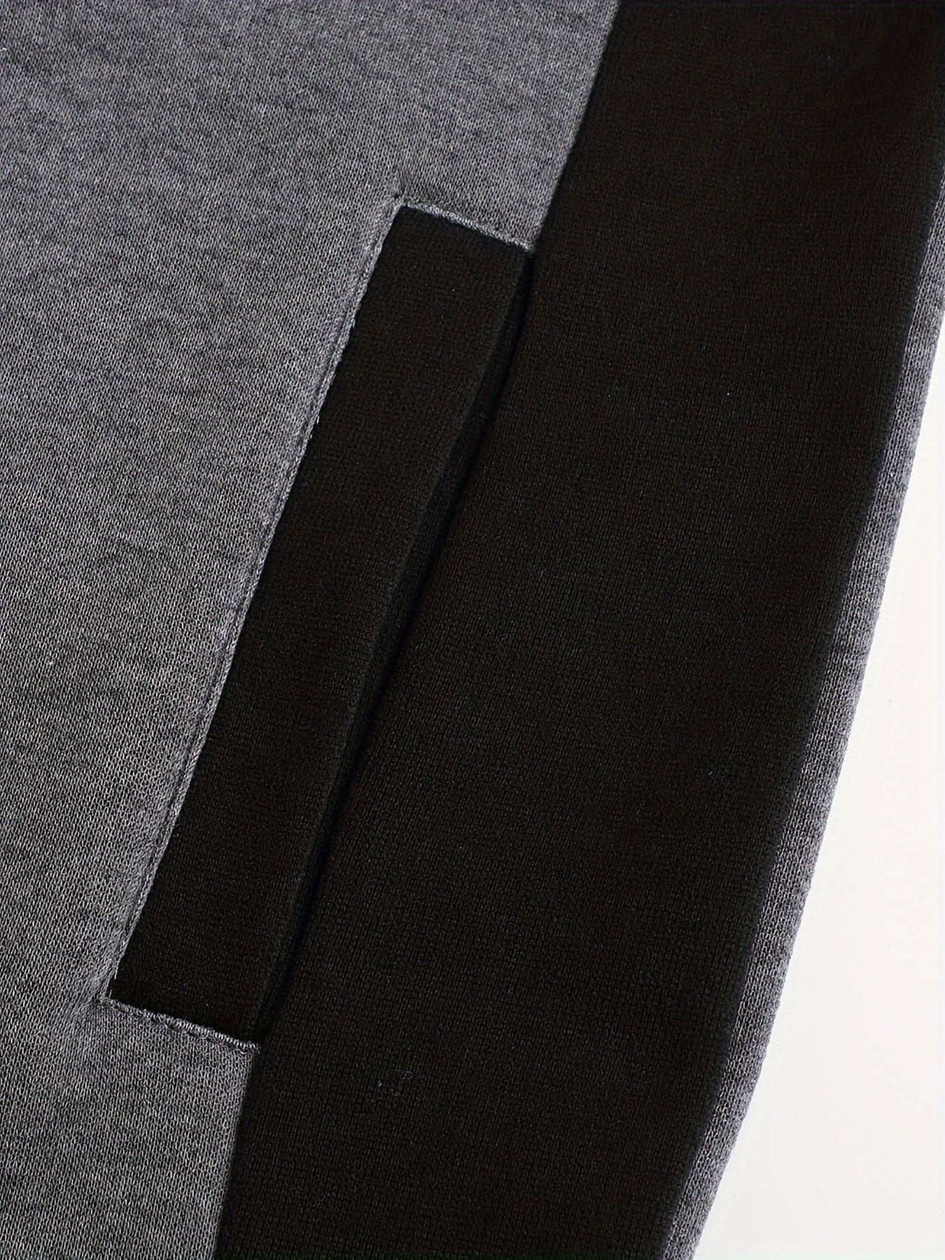 Men's Dark Gray Polyester Jacket - product view 14