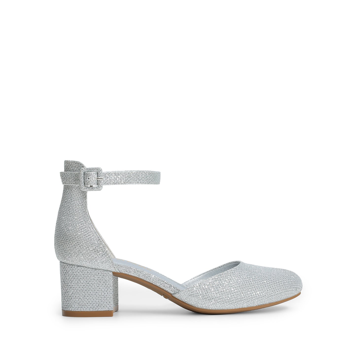 Women's Closed Round Toe Low Block Heels Ankle Strap Chunky Heel Pumps Dress Wedding Office Party Shoes Closed Toe Heels for Women Heels Closed Round Toe Chunky Block Pumps Shoes