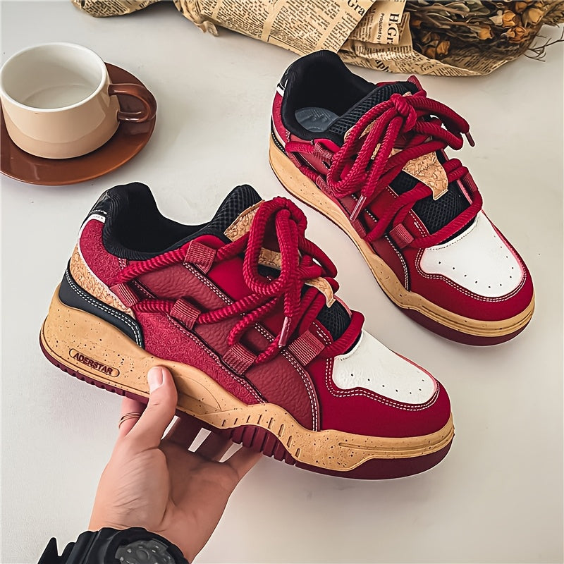 Ladies Casual Bread Shoes New Niche Fashion Joker Non-slip Soft-soled Sports Skateboard Shoes, Women Shoes, Sneakers