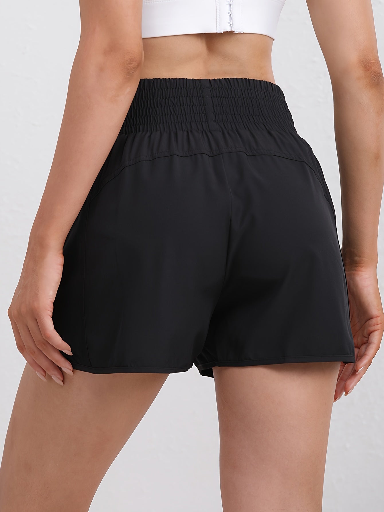 Women's Khaki High-Waist Shorts - product view 20