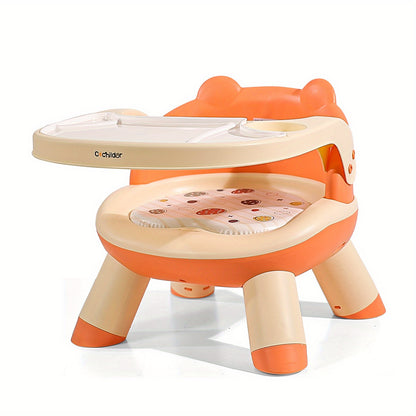 Kids High Chair - Detachable Double-Layer Dining Tray