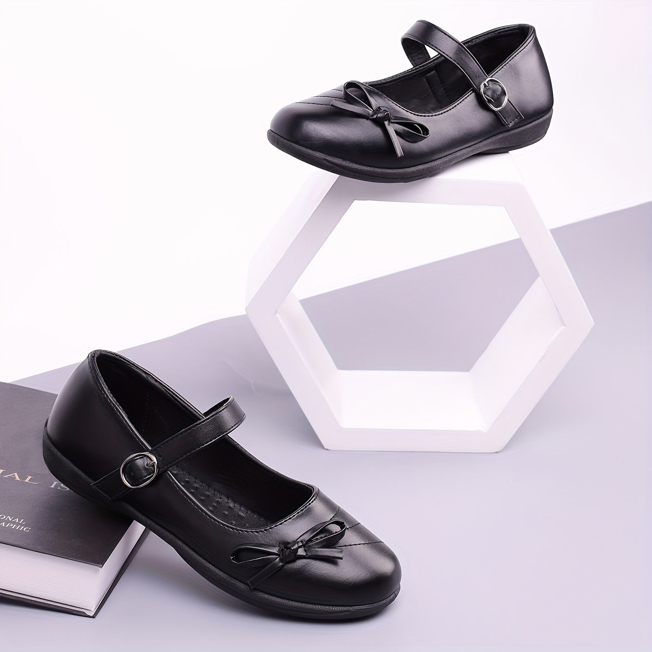 2026 New Flat Single Shoes for Women with Skirt Mary Jane Doudou Shoes Casual Fashion Shallow Mouth Bow, Women Shoes