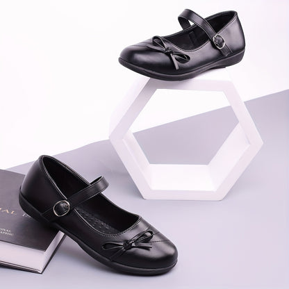 2026 New Flat Single Shoes for Women with Skirt Mary Jane Doudou Shoes Casual Fashion Shallow Mouth Bow, Women Shoes