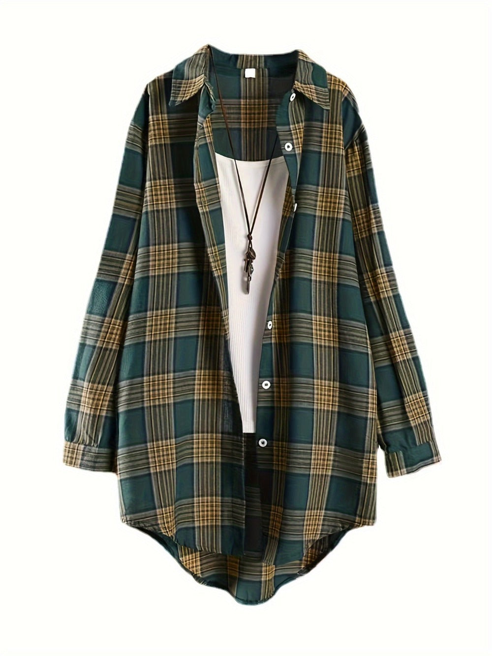 Unisex's Plaid Shirt - Long Sleeve 209253