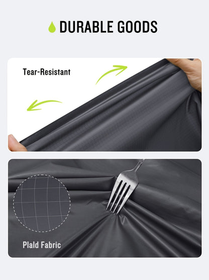 3-In-1 High Quality Hooded Rain Poncho with Side Pockets - Durable Polyester, Windproof for Outdoor Activities Like Camping, Hiking & Cycling