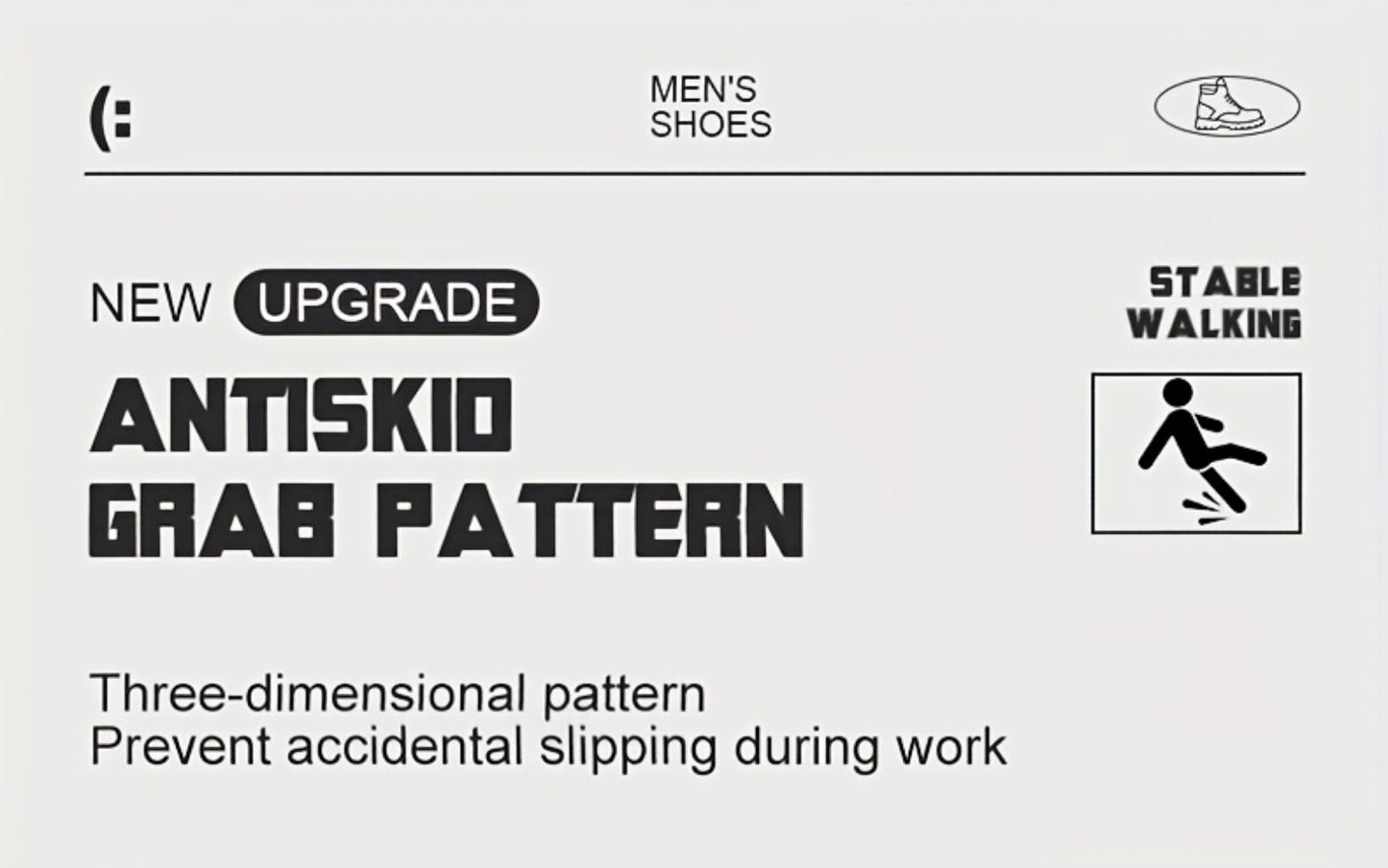 Men's Work & Safety Boots - Puncture Resistant & Non-Slip Sole 061221