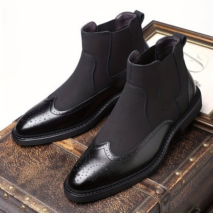Men'S Classic Plain Toe Derby Shoes, Elegant Choice for Business Event And Wedding