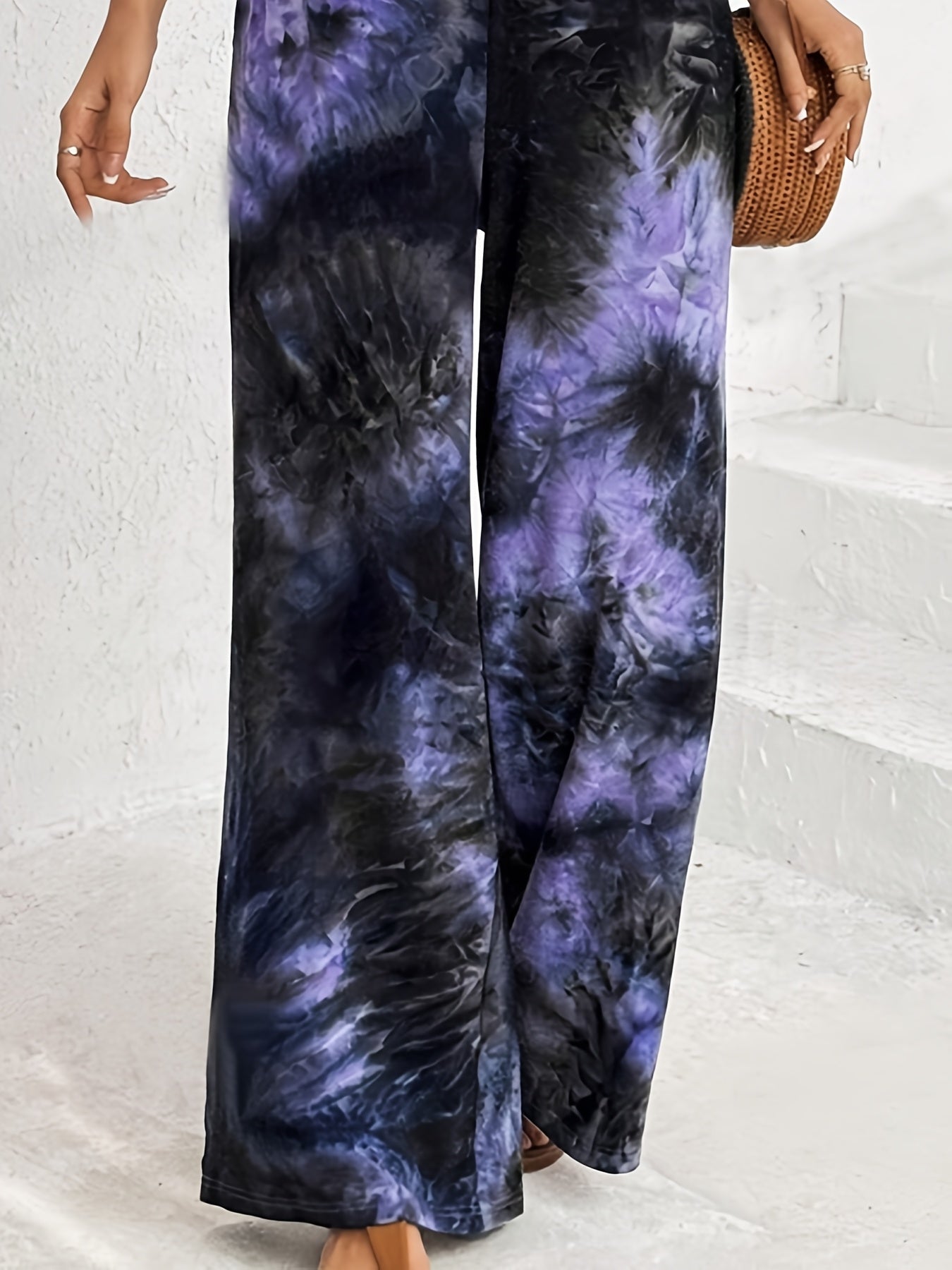Beautiful Women'S Suspender Printed Contrast Jumpsuit