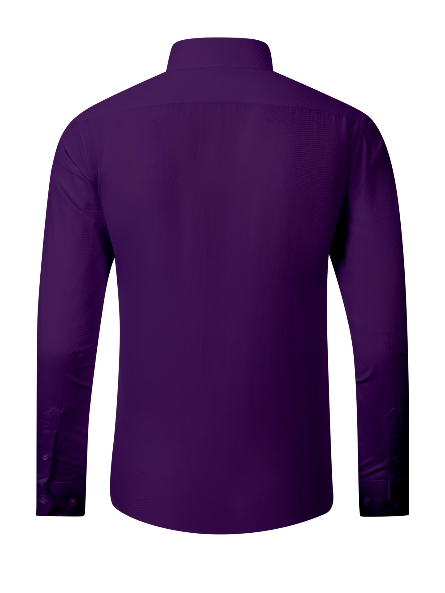 5pcs Men's Stretch Long Sleeve Dress Shirts - Solid Color Business Casual & Formal Shirts, Wrinkle-Resistant & Easy-Care, Regular Fit for Office, Wedding