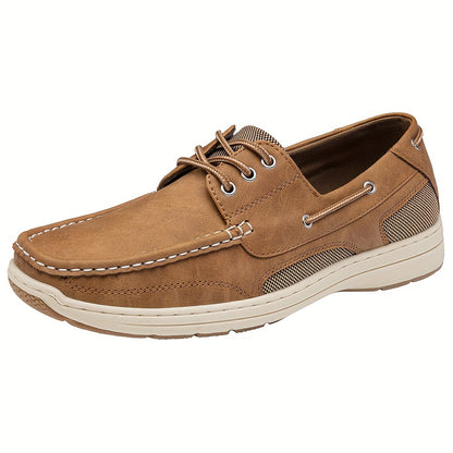 Men's Loafers & Slip-ons 3-Eye Boat Shoes Men Comfortable Casual Loafers for Men