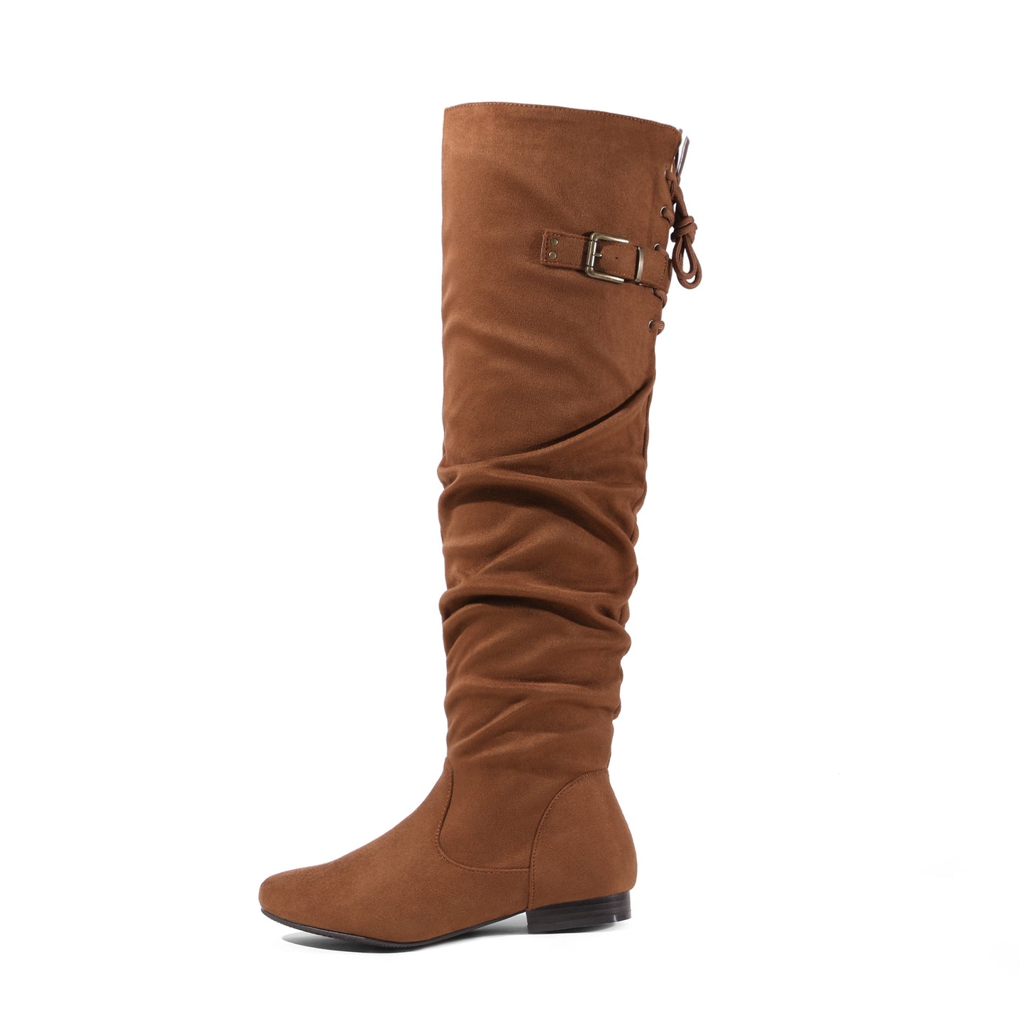 DREAM PAIRS Women's Suede Over The Knee Thigh High Winter Boots, Women shoes, comfortable Walkable Style shoes for women, over-the-knee boots for women, Knee length Autumn Winter Boots