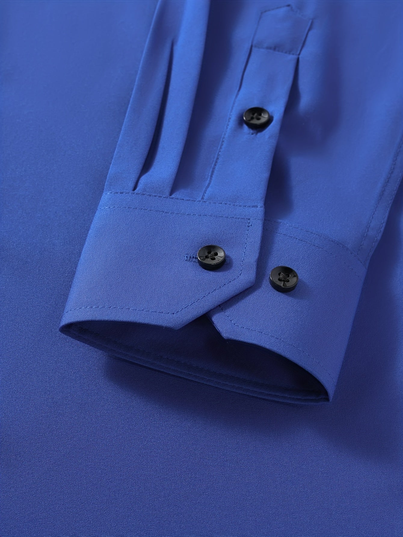 Men'S Henley Collar Long Sleeve Shirt | Casual, All-season, Solid Color, Regular Fit, Button Details, Woven Fabric