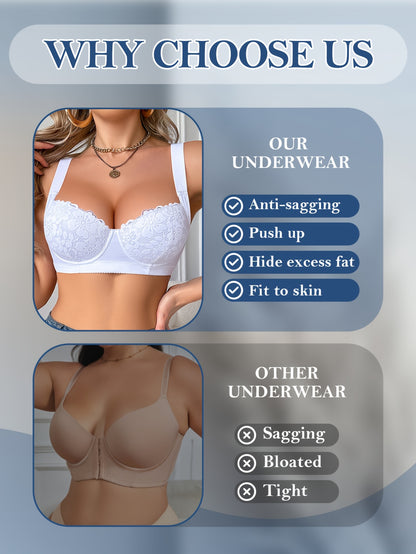 Sexy Lace Bra For Women With Underwire, Versatile, Breathable And Comfortable Bra