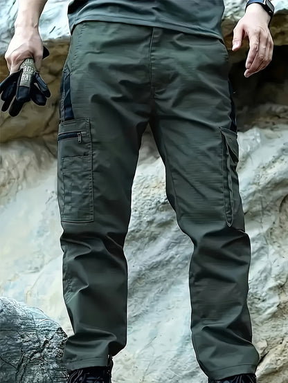 Men'S Tactical Cargo Pants - Quick-Dry Lightweight, Multi-Pocket Design, Regular Fit for Hiking, Camping, Outdoor Adventures (Belt Not Included), Hiking Pants, Adventure Clothing, Rugged Style, Scratchresistant Material, Utility Trousers