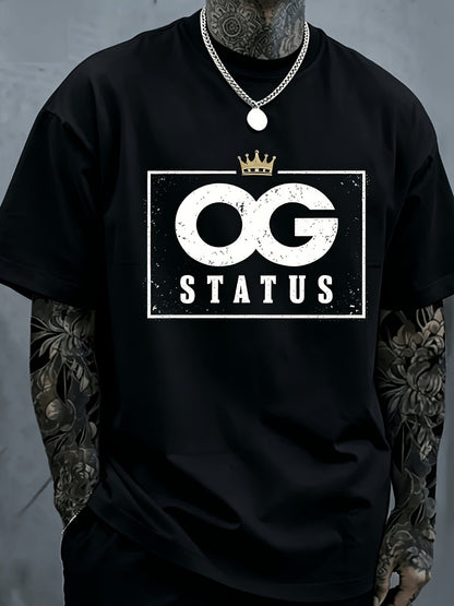 Men's Graphic T-Shirt - Crew Neck Short Sleeve Weekend Style 084709