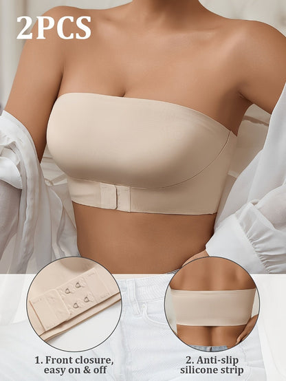 Women's Strapless Bra - Seamless Support 536677