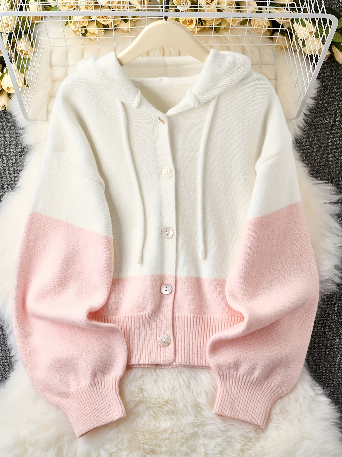 Women's Pink Denim High-Waist Jacket - product view 13