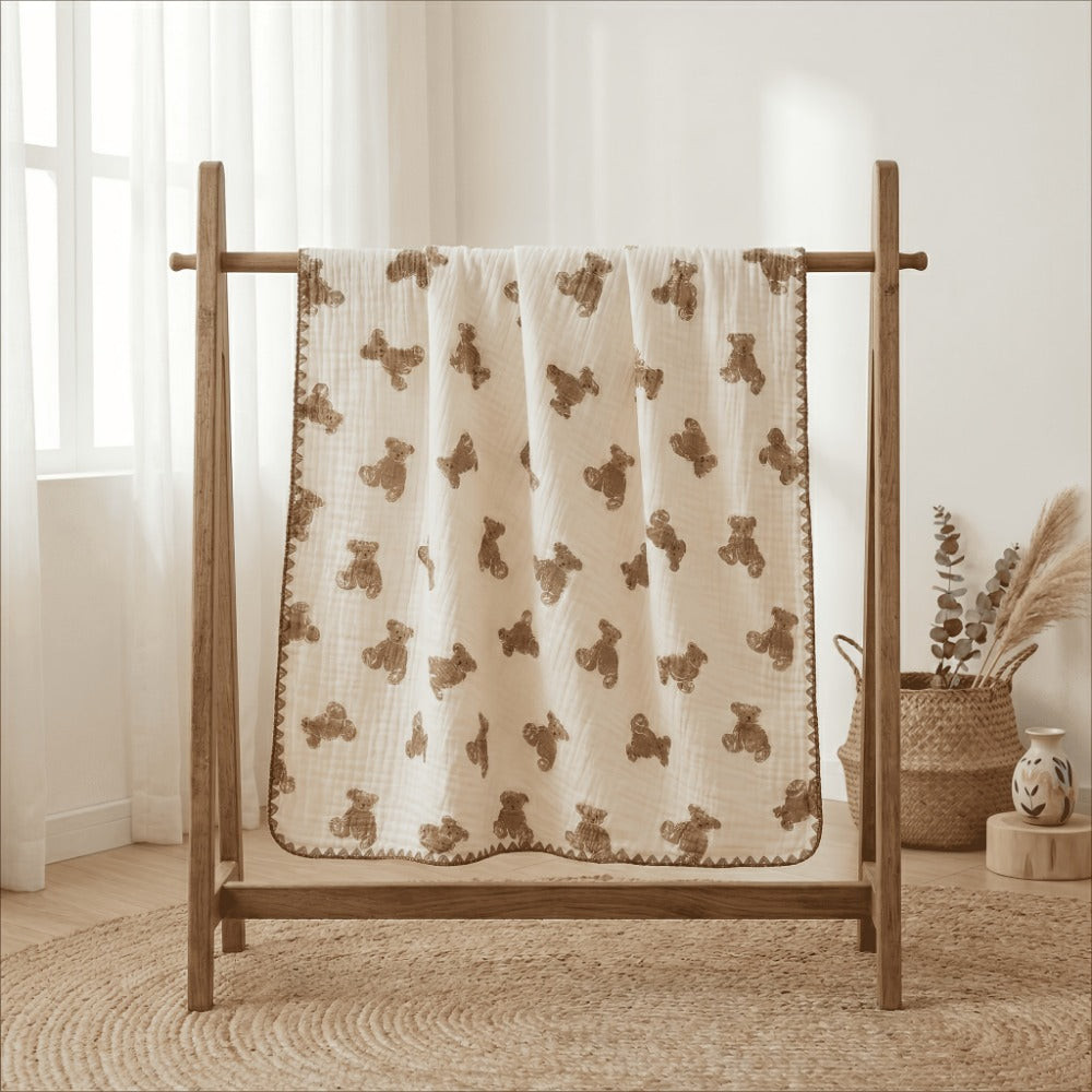 Swaddle Blanket - Muslin Cotton Soft Double