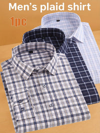 Blue & White Fine Check