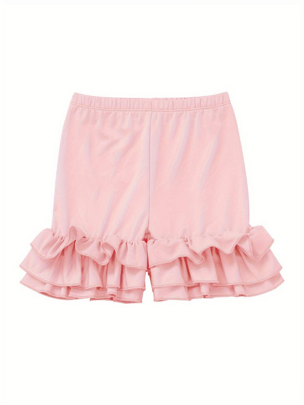 Girls' Solid Color Shorts - Summer 9189
