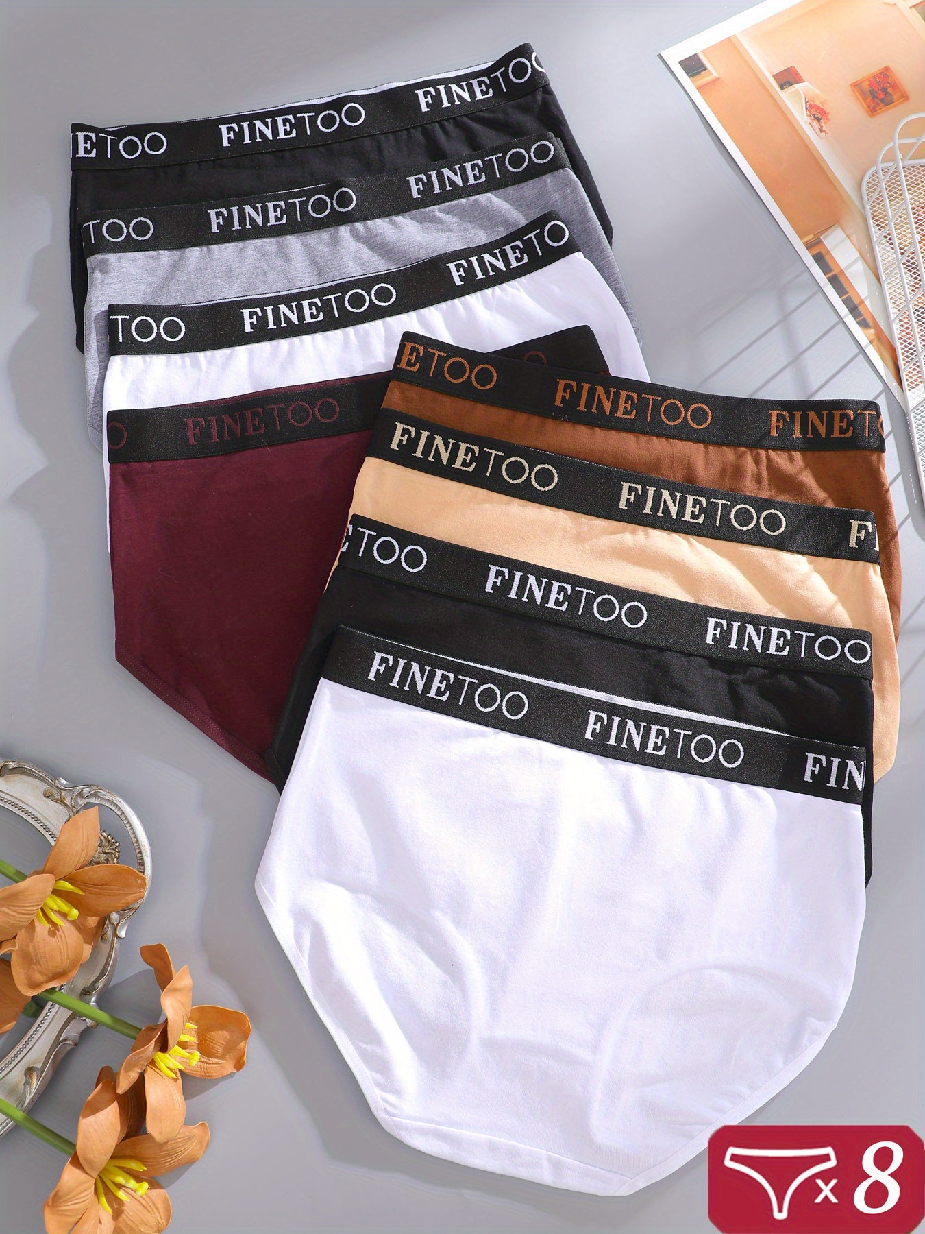 Women's Mixed colors High-Waist Underwear - product view 4