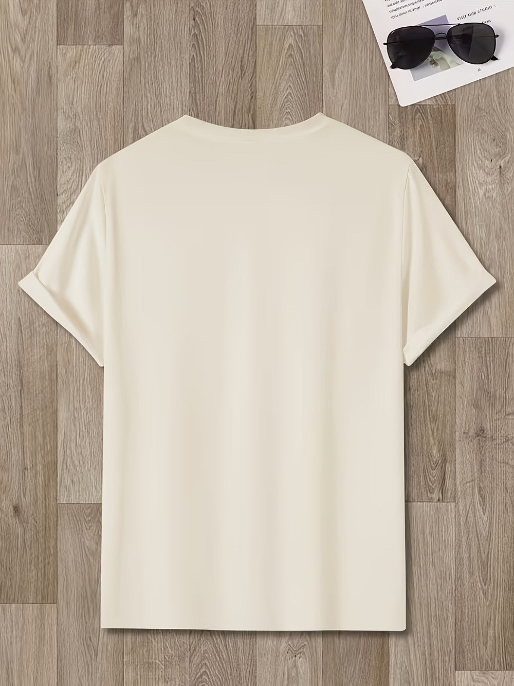 Men's Graphic T-Shirt - Round Neck Short Sleeve Travel Style