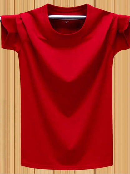 10 Piece of Unisex Blank TShirt For Men or women Casual Short Sleeve Tee 100% Heavy Cotton Crew Neck, Soft Adorable Tees Tops