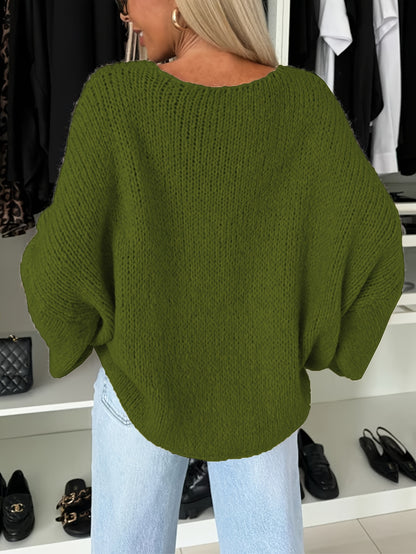 Women'S Oversized Bowtie Sweater Cardigan with Y2K Vibe Long Sleeves V Neck Open Front Casual Wear