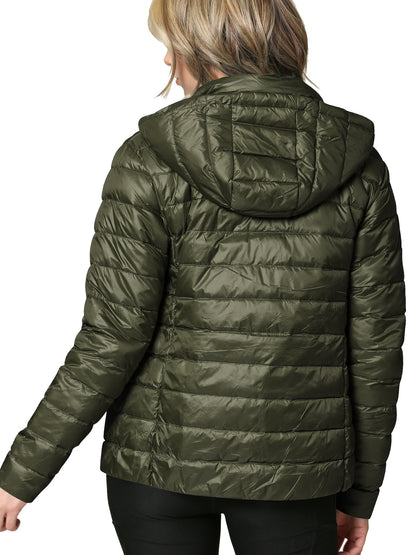 Women's Ultra Light Weight Packable Down Jacket with Removable Hood