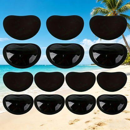 8pcs (4 Pairs) Adhesive Push Up Bra Patches Suitable for Swimsuit & Casual Attire - Removable Reusable Nipple Covers with Sponge Inserts, Lightweight Comfortable Seamless Suitable for Women's Underwear, Bikini Bra Contours, Lingerie Accessories