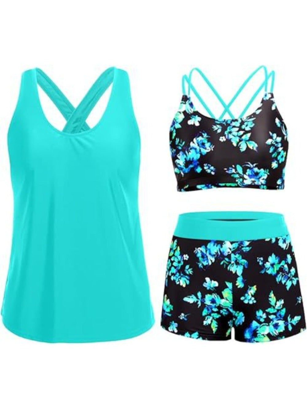 Women's Swim Shorts - Printed 3