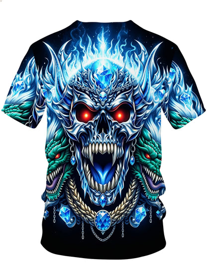 Men's Multicolor Printed Graphic T-Shirt - product view 14